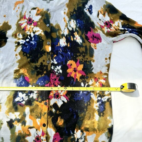 Joseph A Women’s Flower Cardigan Large - Picture 9 of 13
